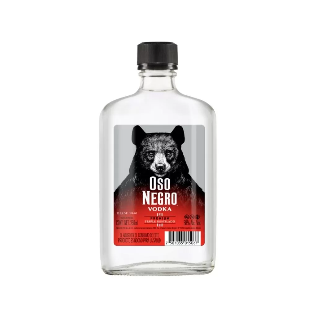 Vodka Oso Negro 250ml.